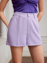 MOTF PREMIUM WOVEN STRAIGHT FIT PRESS CREASE SHORTS